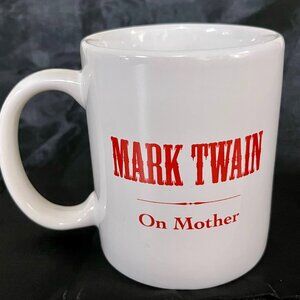☕ Mark Twain “On Mother” Quote Mug – Witty • Classic • Giftable